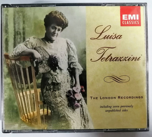 Cd Luisa Tetrazzini - The London Recordings - Albúm Triplo