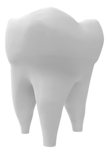 Vaso Decorativo Suculentas Cactus Dente Odontologia Odonto Cor Branco