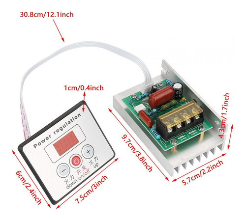 Regulación De Potencia Scr Controlador Scr Ac220v Para Grand
