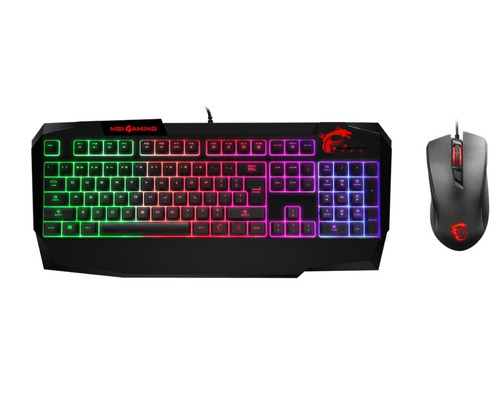 Combo Teclado + Mouse Msi Vigor Gk40 Rgb