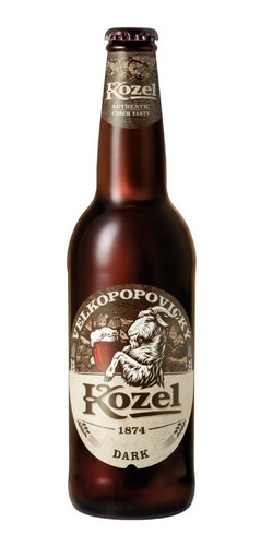 Imagen 2 de 3 de 5 Pack De Cervezas Checas Kozel Dark 500 Ml + Tarro