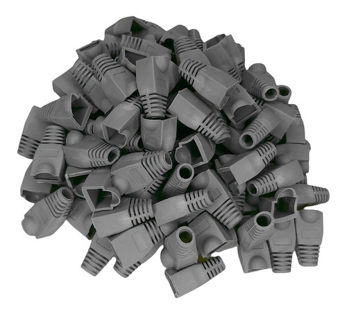 Bota Protectora Plug Rj45 Capuchon 100pzas Gris