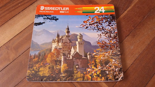 Antigua Caja Metálica Vacía 24 Colores Staedler - Germany