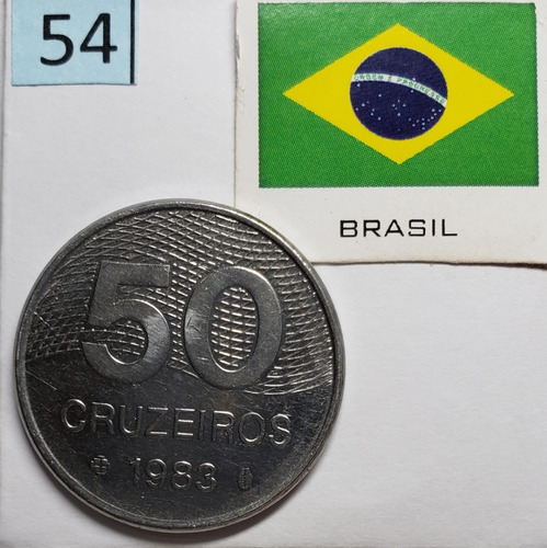 Moeda Brasileira 50 Cruzeiro 1982 (mbc)