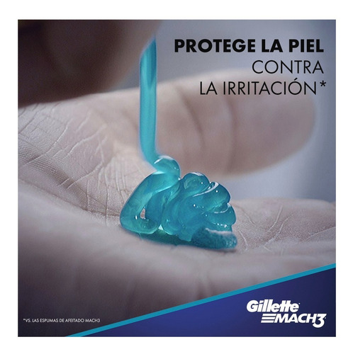 Gel De Afeitar Gillette Mach3 Complete Defense, 198 Gr