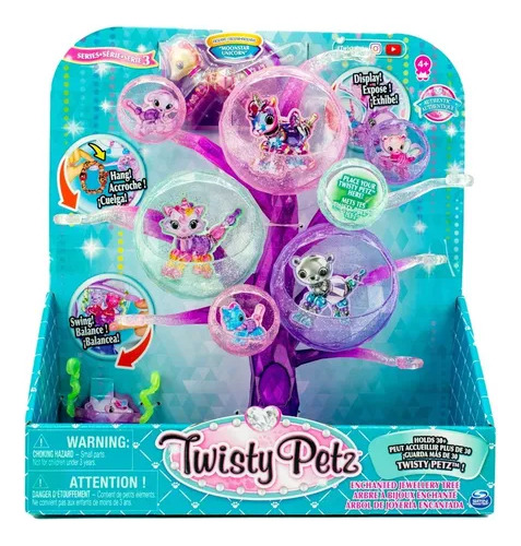 Twisty Petz Árbol De Joyeria Encantada Exhibidor De Pulseras