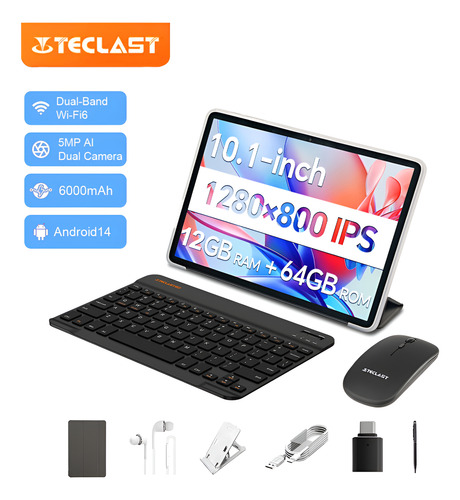 Tablet Teclast P30 Android 14 12gb+64gb Y Funda Para Tablet