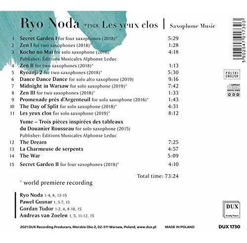 Imagen 2 de 2 de Cd Les Yeux Clos - Ryo Noda