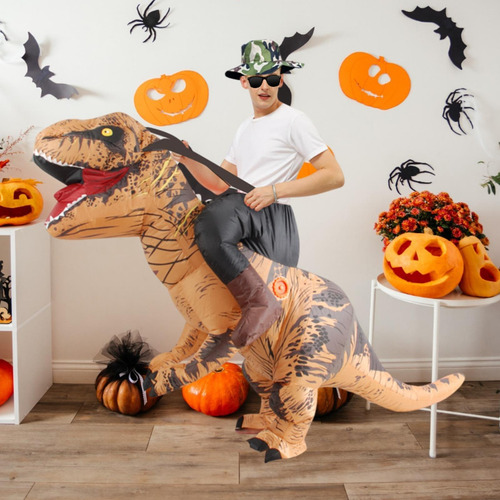Disfraz De Dinosaurio Inflable, Bonito Para Espectáculos De