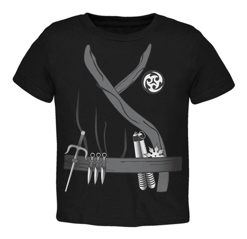 Halloween Ninja Assassin Traje De Niño Camiseta