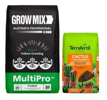 Comprar Sustrato Growmix Terrafertil Multipro 20lts Con Cactus 5lts