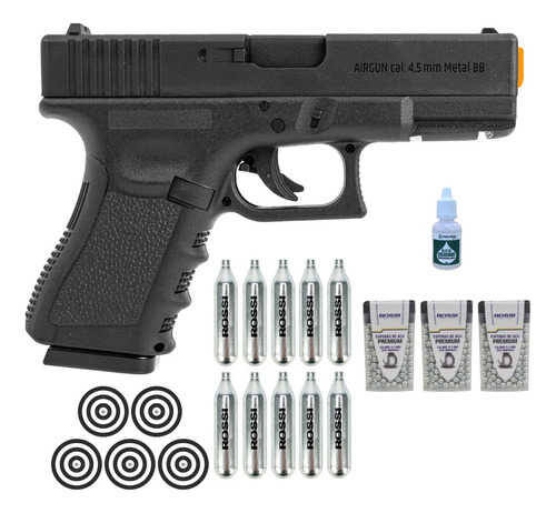 Pistola Glock G19 Wingun G11 Pressão Rossi 4,5mm Lançamento