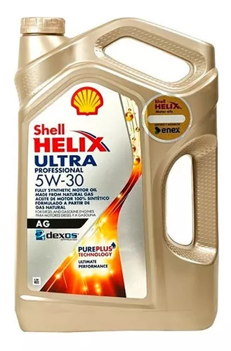 Aceite Shell Ultra Profesional 5w30 Diesel Dpf Y Bencina 4l