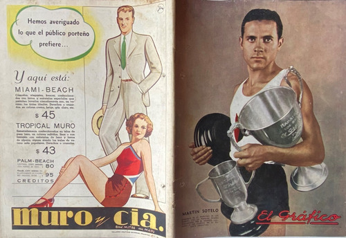 Antigua Revista El Gráfico Nº 855 Fútbol Deportes Nov 1935