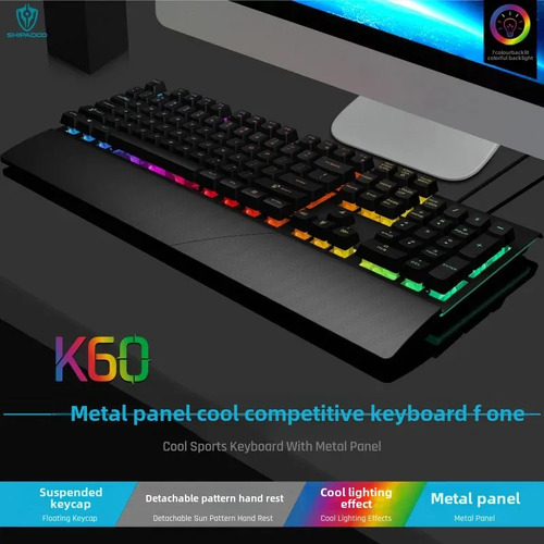 Keyway Gk60 Black - Cable Emisor De Luz Metálico Shibaido Gk
