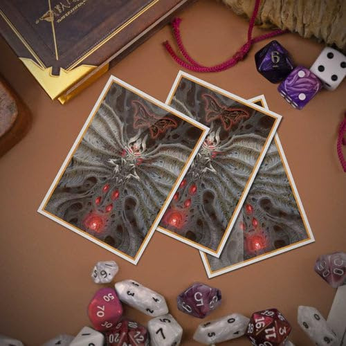 Fundas Protectoras 105 Quilates Para Cartas Mtg Diseño Piel