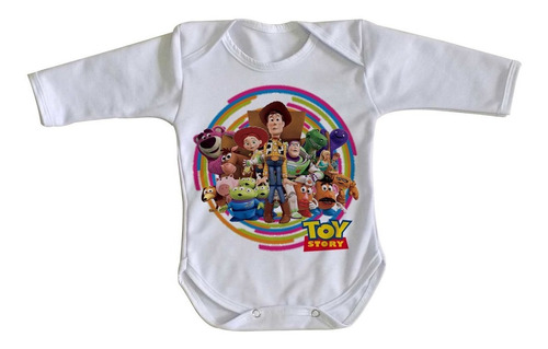 Body Bebê Luxo Toy Story Woody Jessie Buzz Lightyear Disney