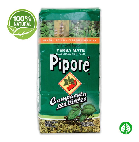 Piporé Yerba Mate Compuesta Con Hierbas Serranas 500 G