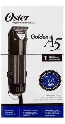 Maquina Oster A5 Golden 1 Velocidad, Cortadora Perro 220v