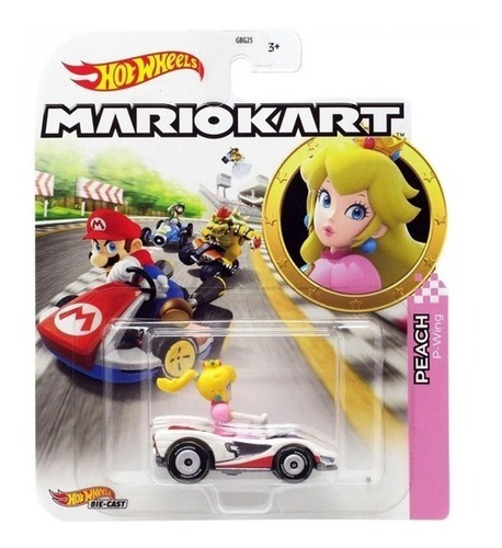 Auto Hot Wheels Mariokart Original Mattel Peach P Wing