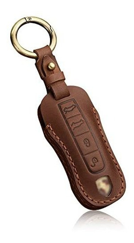 Carcasa Para Llaves, Hibeyo Smart Key Fob Case Funda De Piel