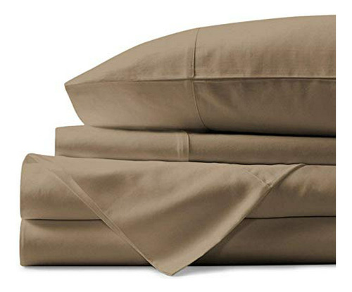 Sábanas Y Fundas - Laxlinen-600 Thread Count 4 Pcs Bed Sheet