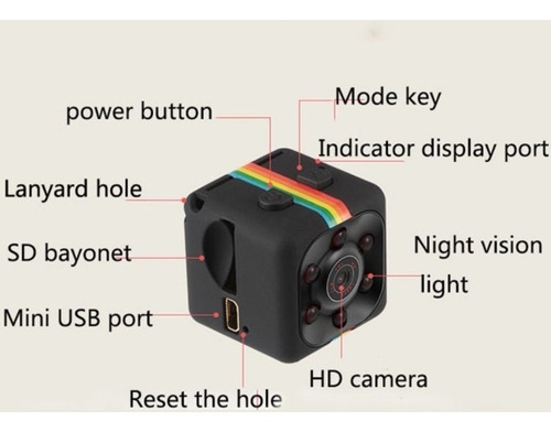 Imagen 9 de 10 de Camara Para Drone Sq11 Hd 1080 Oferta Muy Liviana