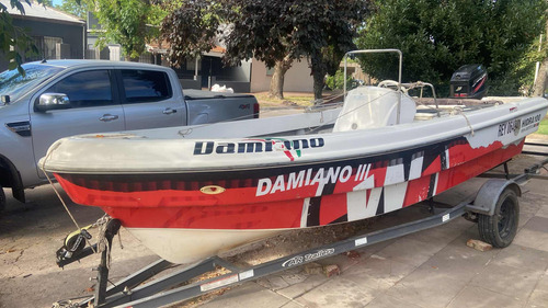 Lancha Kaiser 5.20 Mts Matrisada Con Motor Mercury 60hp