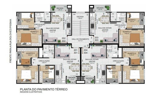 Imagem 10 de 10 de Apartamento Para Venda Em São José Dos Pinhais, Parque Da Fonte, 2 Dormitórios, 1 Banheiro, 1 Vaga - 102_2-1233082