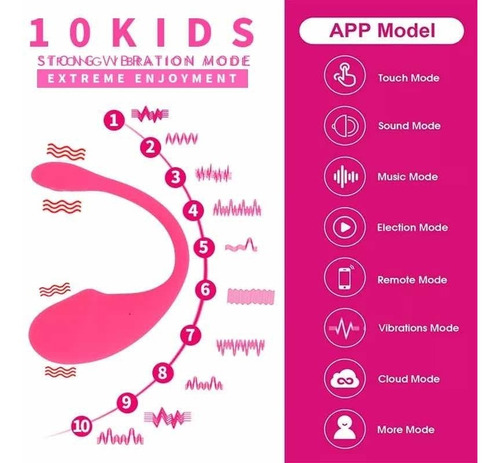 Vibrador Interactivo Con App Control A Distancia Parejas