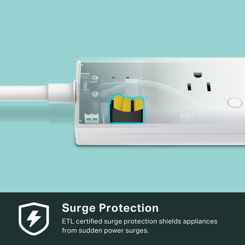 Imagen 6 de 6 de Regleta Barra De Enchufes Inteligente Wifi Kasa Smart Wi-fi