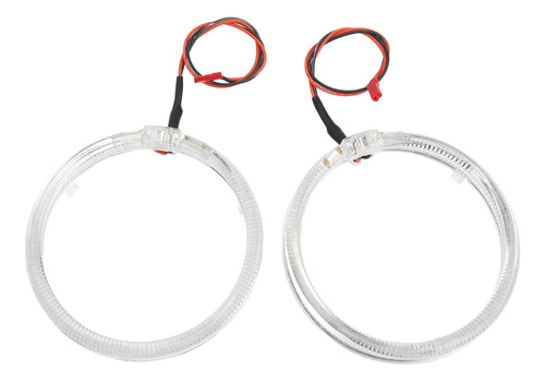 Luz De Ojos De Ángel Para Coche, 2 Unidades, Anillos Led Roj