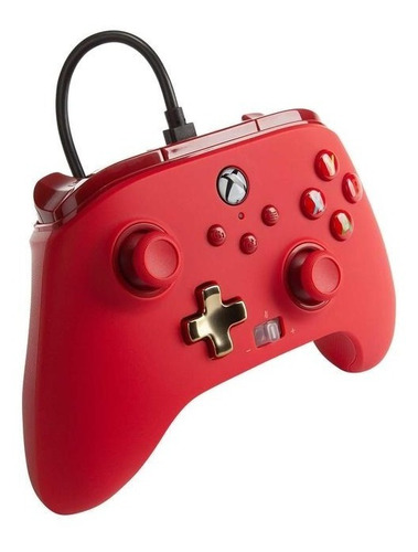 Imagen 2 de 4 de Control Powera Enhanced Wired - Red - Xbox Sx|s - Sniper