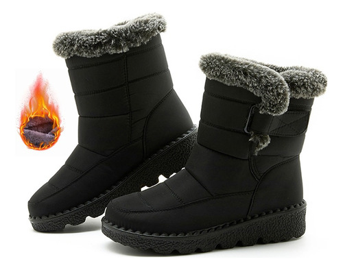 Botas De Nieve Impermeables For Mujer: Tres Colores