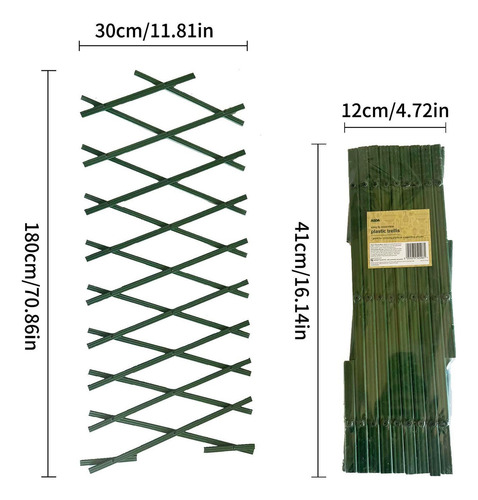 Enrejado De Jardín Retráctil Valla De Celosía Extensible Par