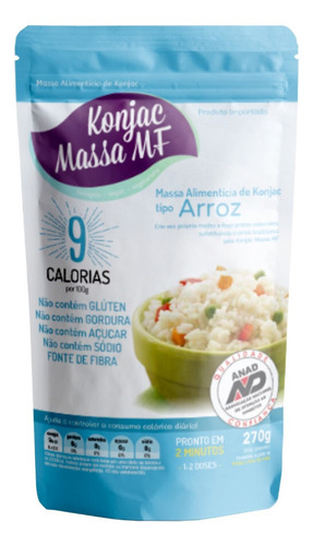 2 X Konjac Massa Arroz Shirataki 9cal 270g - Konjac Massa Mf