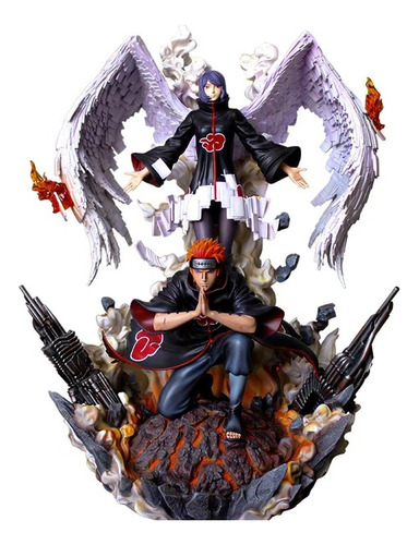 Figura Konan Y Pain De Naruto 37cm  Importado