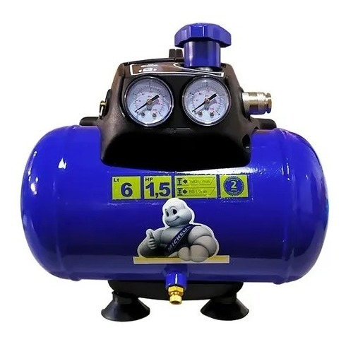 Imagen 4 de 8 de Mini Compresor D Aire Comprimido Portátil Tanque 6l Michelin