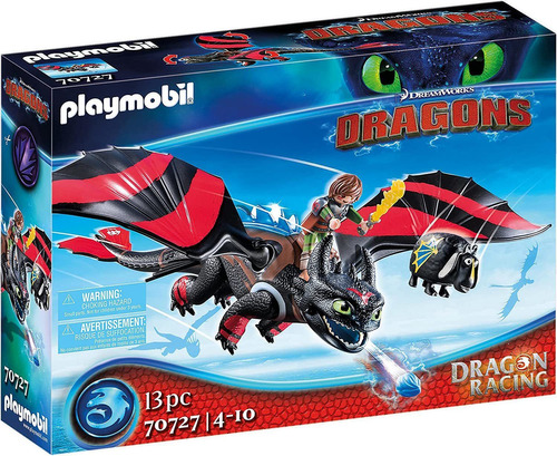 Playmobil Dragones Dragon Racing Hipo Y Desdentao 70727