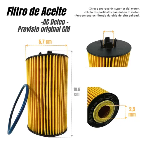 Kit Filtros Original Gm 10w40 4l Chevrolet Tracker 1.8 2013