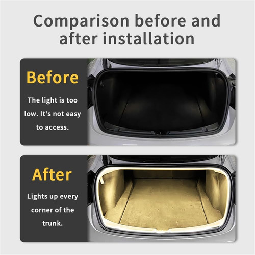 Tira De Luces Led Para Coche Tesla Modelo Y 2021-2023, Parte