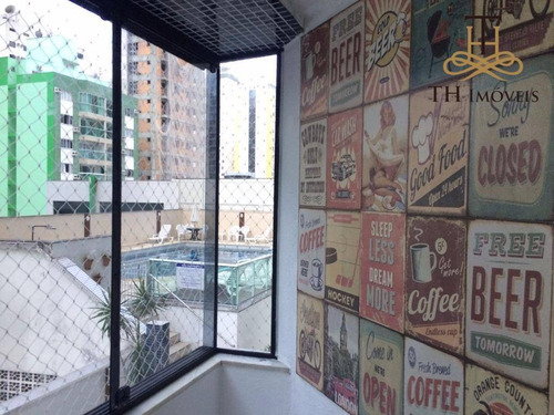 Apartamento Reformado E Mobiliado De 1 Dormitório, Na Avenida Central, 01 Vaga Privativa De Garagem, Em Balneário Camboriú/sc - R$480.000,00 - Ap0051