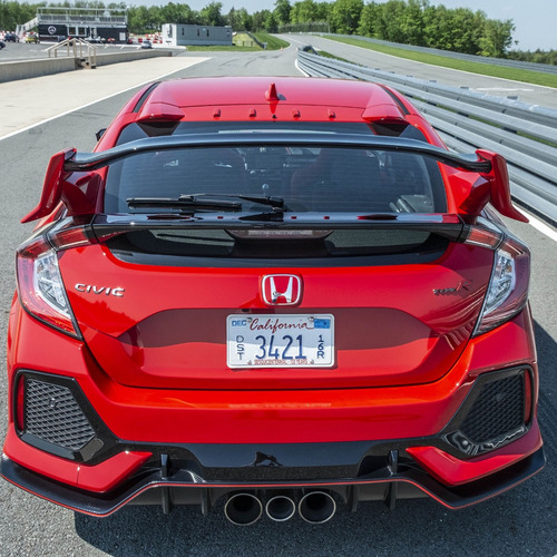 Aerofólio Em Plástico Abs Civic Type R G10 2017 2018 19 2021