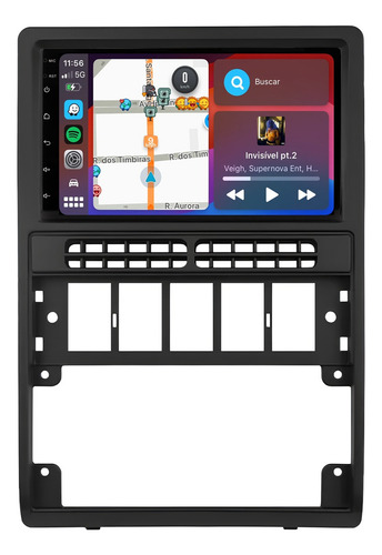 Multimidia Gol G2 1996/2002 Android 13 Carplay 2gb 64gb 7p