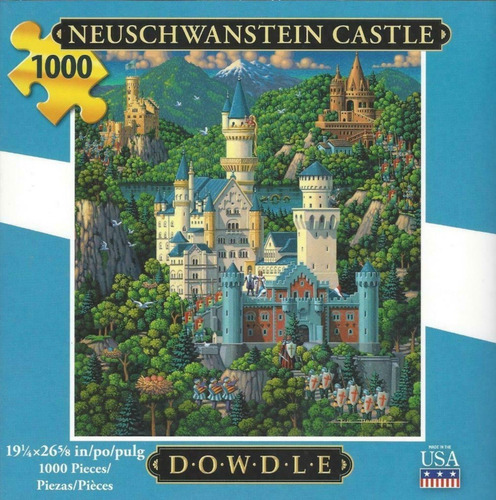 Rompecabezas Dowdle Neuschwanstein Castle 1000 Pzs Puzzle