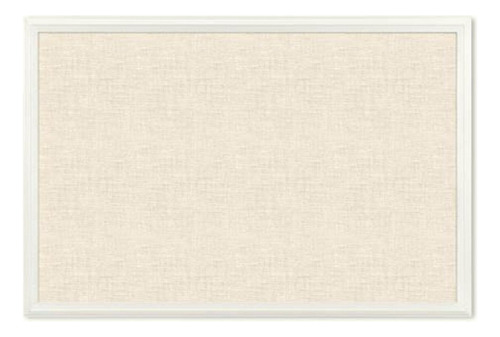 U Brands Farmhouse Linen Tablero De Anuncios 30 X 20