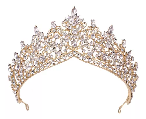 Envio Rapido Hermosa Corona en Color Oro Antiguo, Tiara Dorada, Corona  Dorada, Corona Vintage, Tiara de Novia, Quinceañera -  México