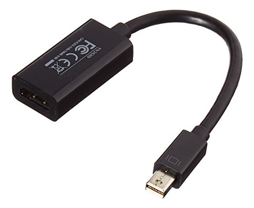 Adaptador Mini Displayport 1.2a A Hdmi 4k 60hz Uhd, Negro