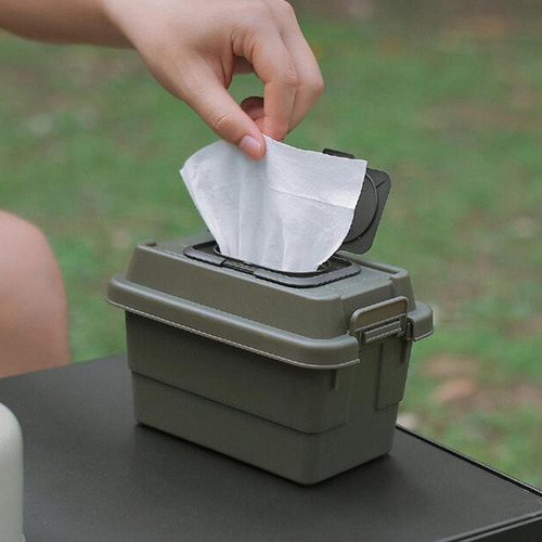 Mini Caja De Almacenamiento Al Aire Libre 1.1l Verde