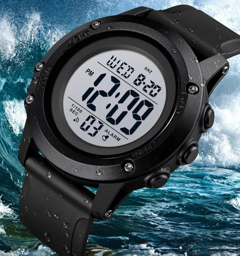 Imagen 2 de 6 de Reloj Tipo Militar Sport Navy Seal 4 Colores Sumergible 50m